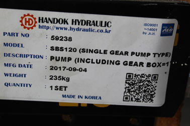 E323C E323DのためのHandokのブランドSBS120の掘削機の油圧ポンプの鋼鉄材料